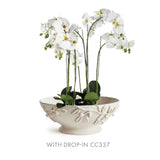 Napa White OLIVELLA FOOTED BOWL