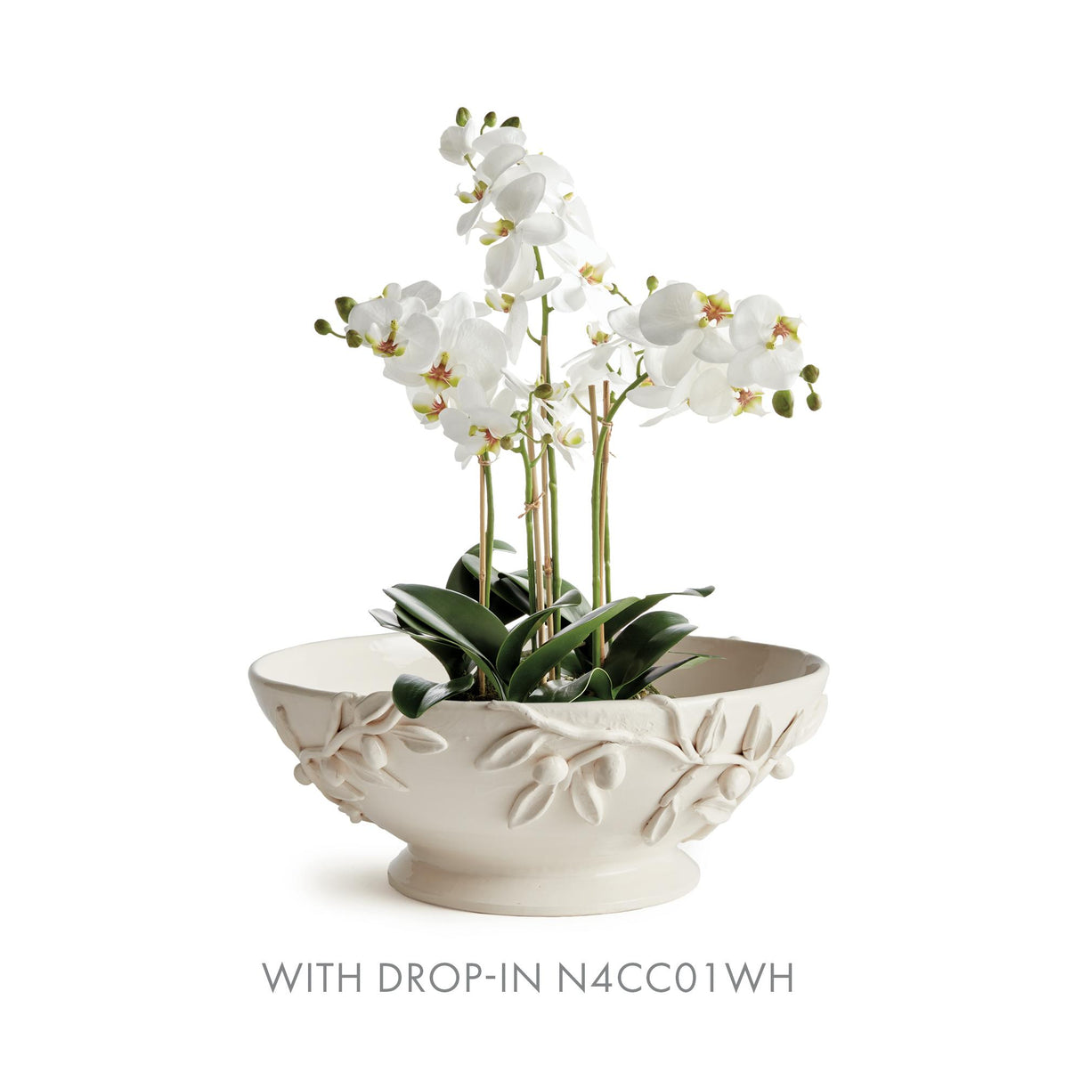 Napa White OLIVELLA FOOTED BOWL