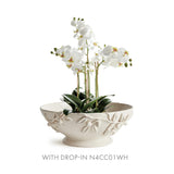 Napa White OLIVELLA FOOTED BOWL