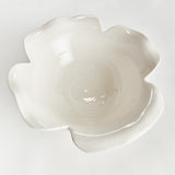 Napa White PETALO DECORATIVE FOOTED BOWL