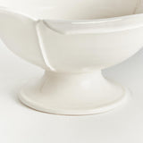 Napa White PETALO DECORATIVE FOOTED BOWL