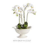 Napa White PETALO DECORATIVE FOOTED BOWL
