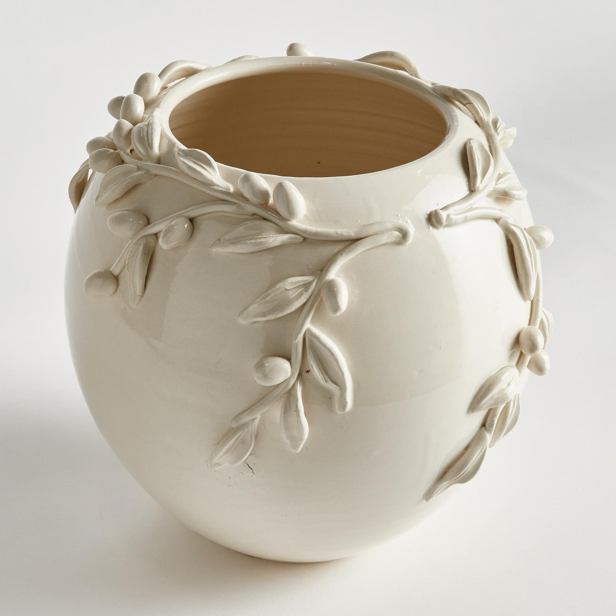 Napa White OLIVELLA VASE