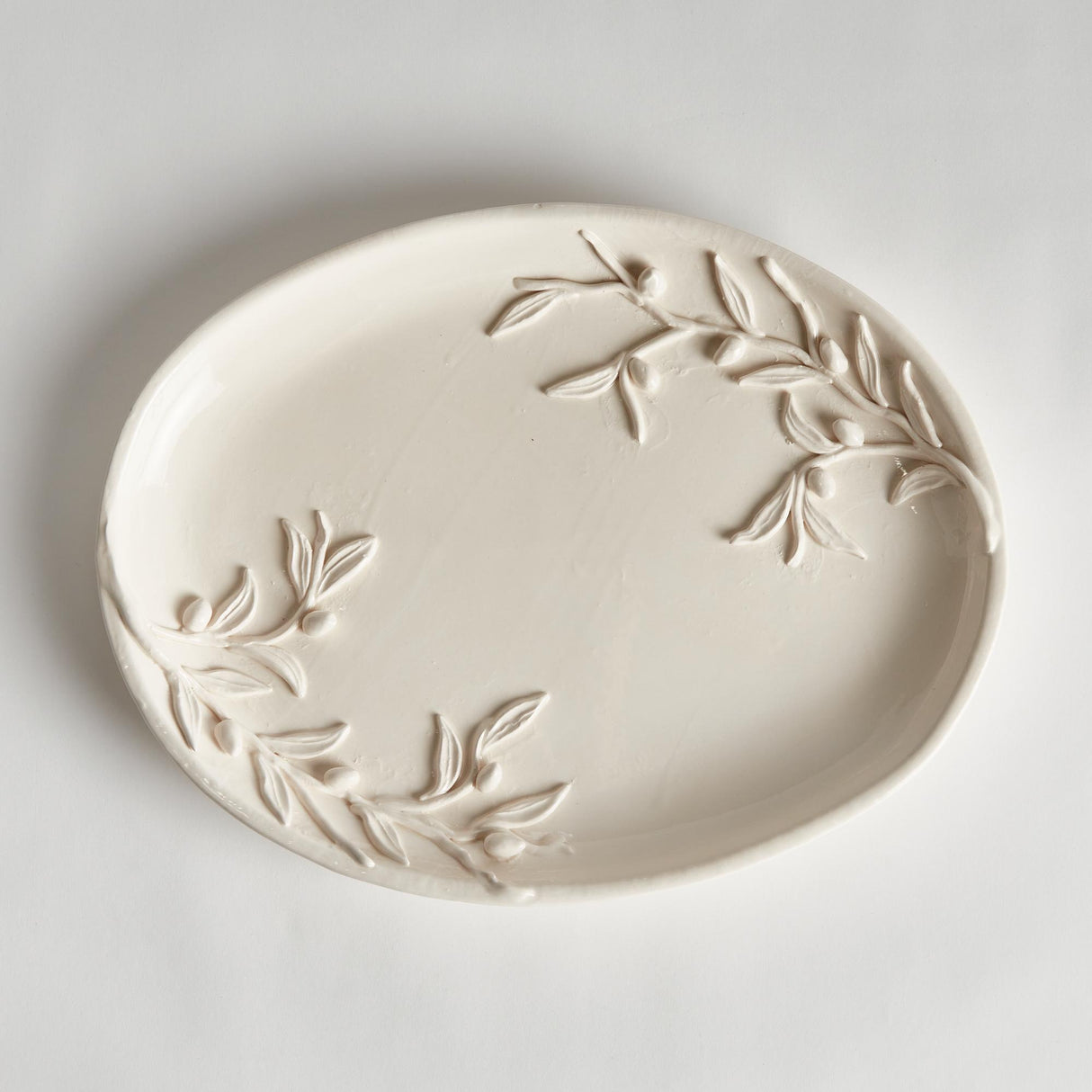 Napa White OLIVELLA DECORATIVE TRAY