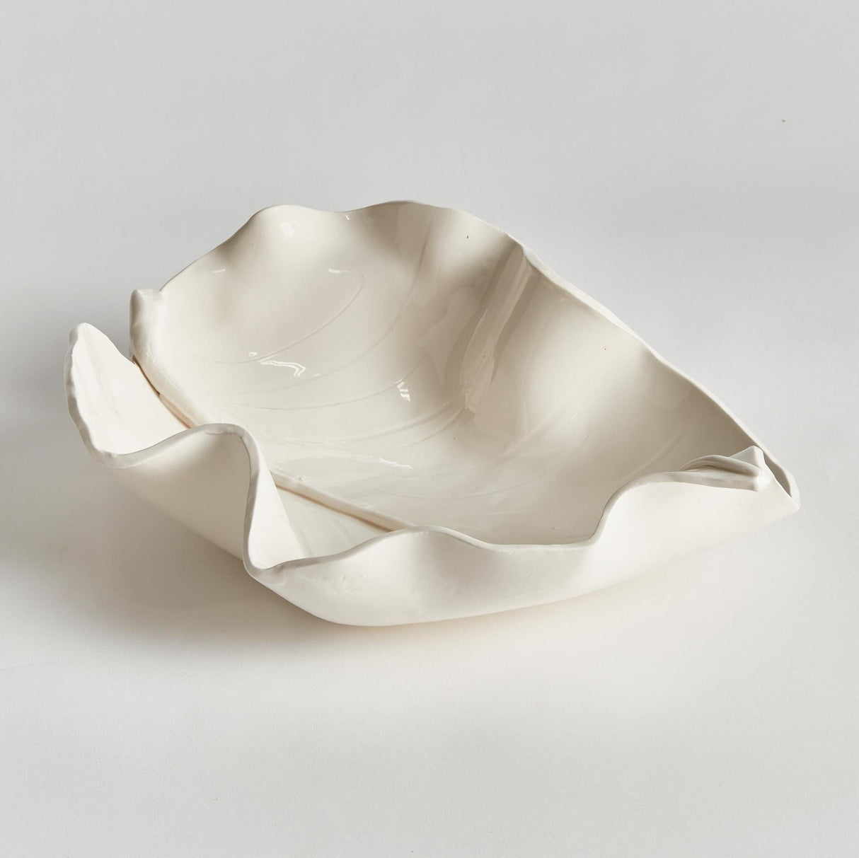 Napa White MORICENTO LEAF SCULPTURE SMALL