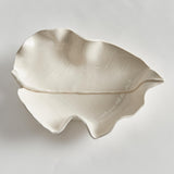 Napa White MORICENTO LEAF SCULPTURE SMALL