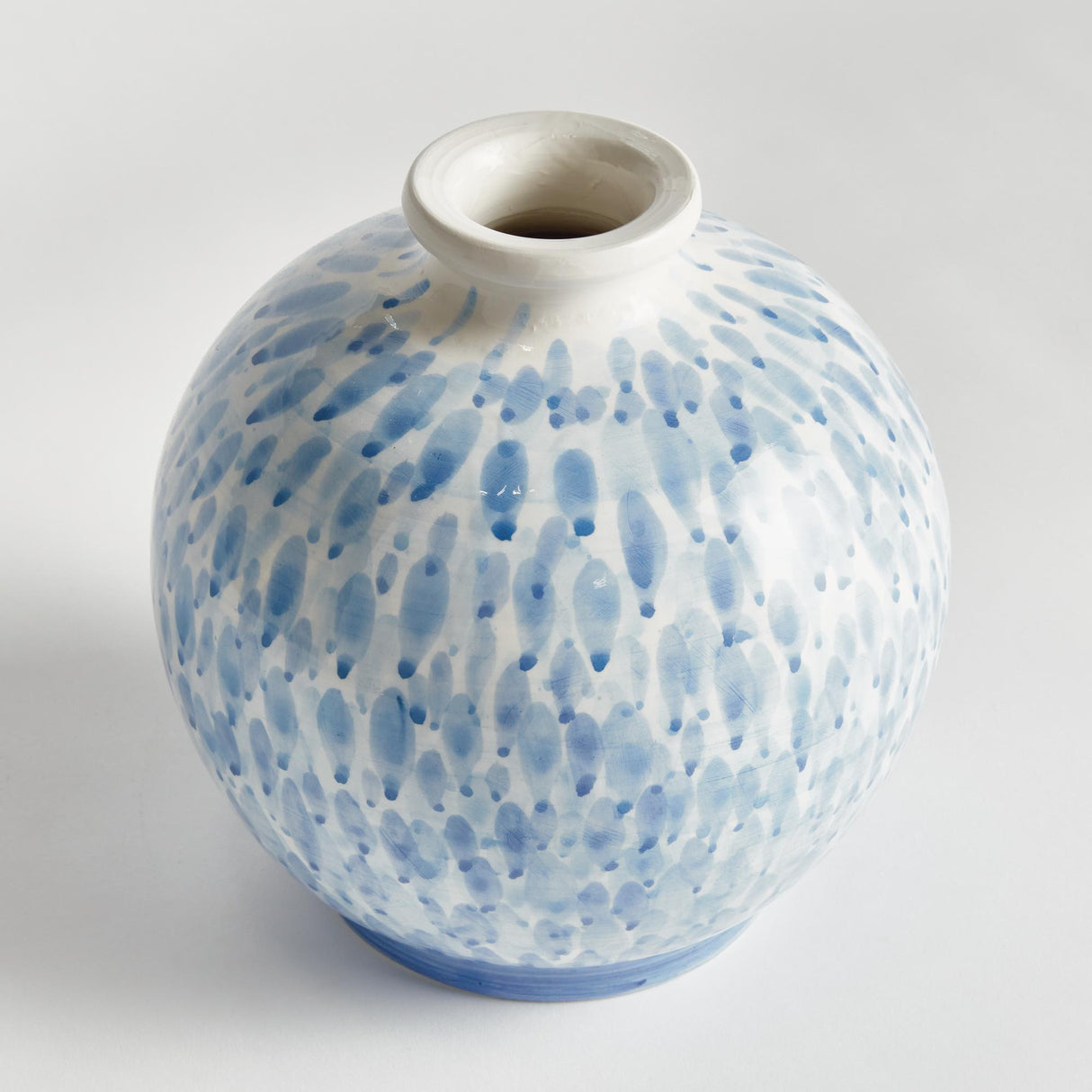 Napa Blue/White CASCATA VASE SMALL