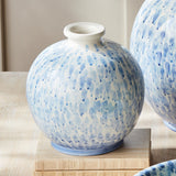 Napa Blue/White CASCATA VASE SMALL