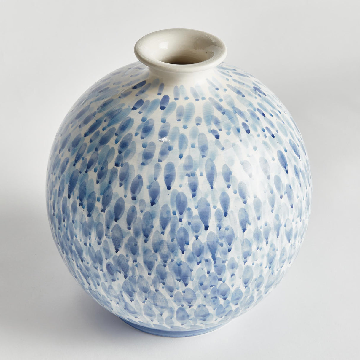 Napa Blue/White CASCATA VASE LARGE