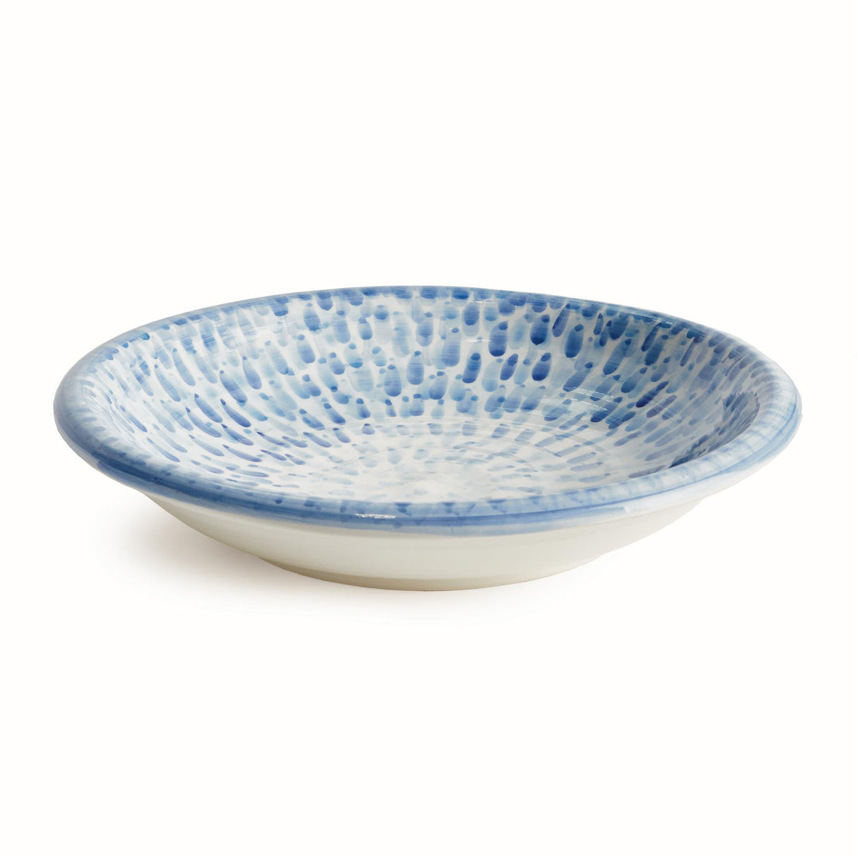 Napa Blue/White CASCATA DECORATIVE BOWL