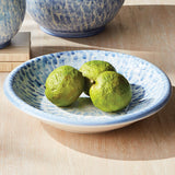 Napa Blue/White CASCATA DECORATIVE BOWL