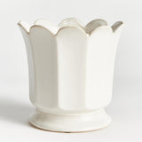 Napa White MALINE FOOTED POT LARGE
