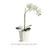Napa White MALINE FOOTED POT LARGE