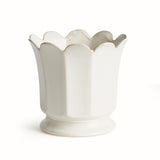 Napa White MALINE FOOTED POT LARGE