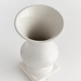 Napa White ANTOINETTE FOOTED VASE SMALL
