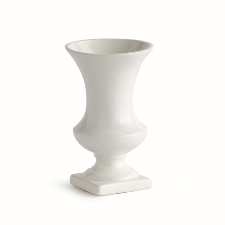 Napa White ANTOINETTE FOOTED VASE SMALL