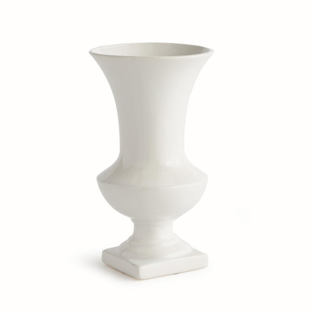Napa White ANTOINETTE FOOTED VASE MEDIUM