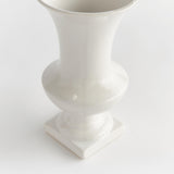Napa White ANTOINETTE FOOTED VASE MEDIUM