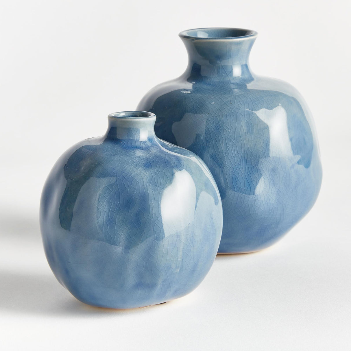 Napa Blue NARINE BUD VASES, SET OF 2