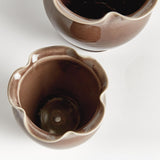Napa Brown MEGAN POTS, SET OF 2