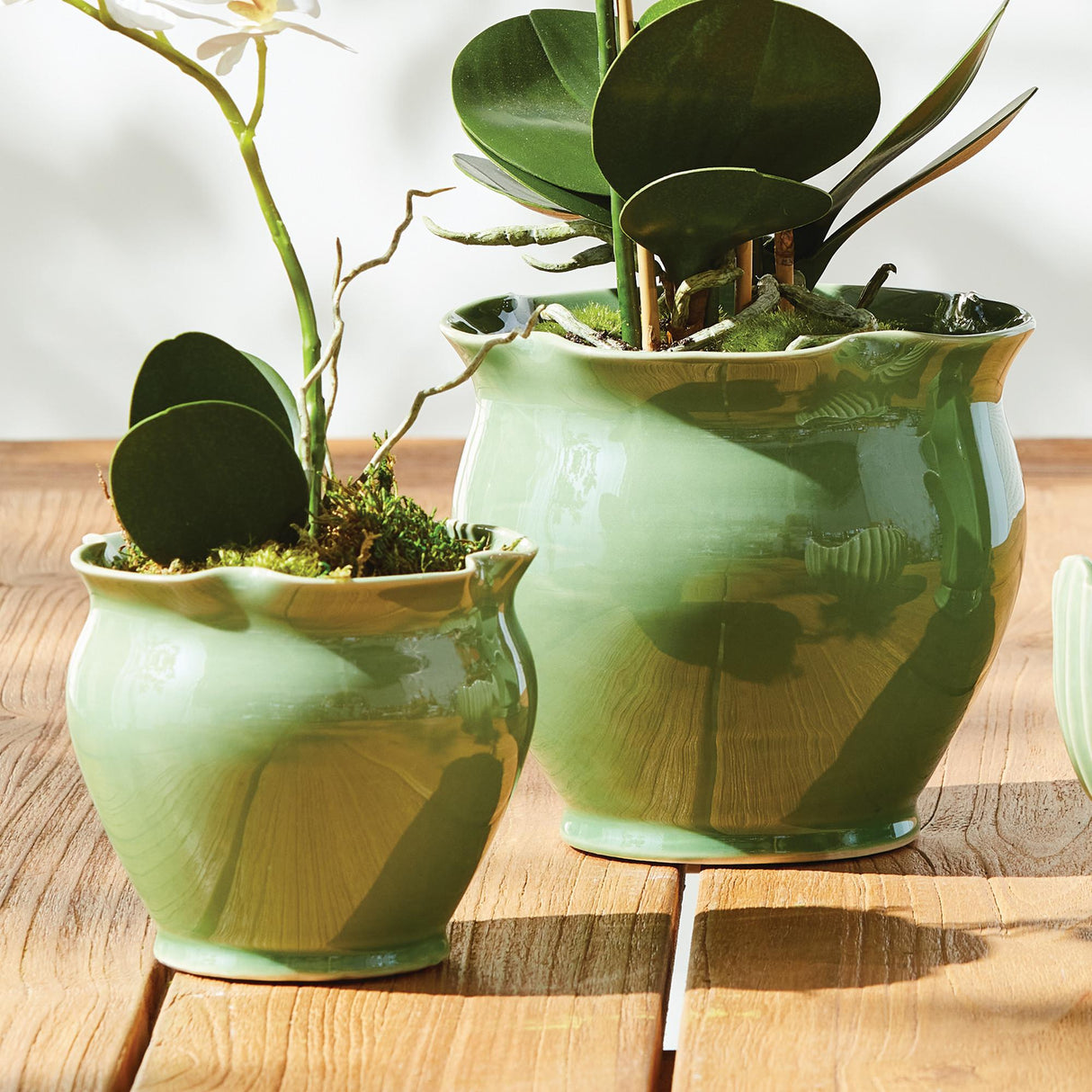Napa Green MEGAN POTS, SET OF 2
