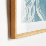 Napa Includes Mat PROTEA ABSTRACT PRINTS IN SOFT BLUE, SET OF 4