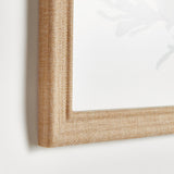 Napa FabricWrapped Frame CORAL SILHOUETTES IN SOFT GREEN, SET OF 4