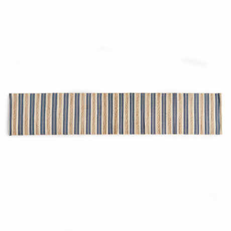 Napa Blue/Natural BARCLAY BUTERA SYCAMORE CANYON STRIPED RUNNER