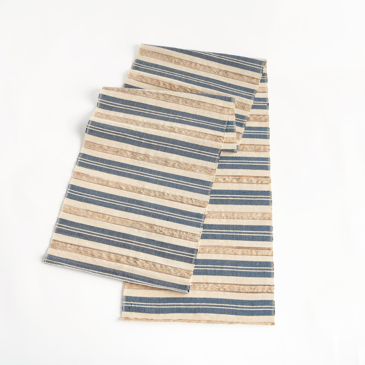 Napa Blue/Natural BARCLAY BUTERA SYCAMORE CANYON STRIPED RUNNER
