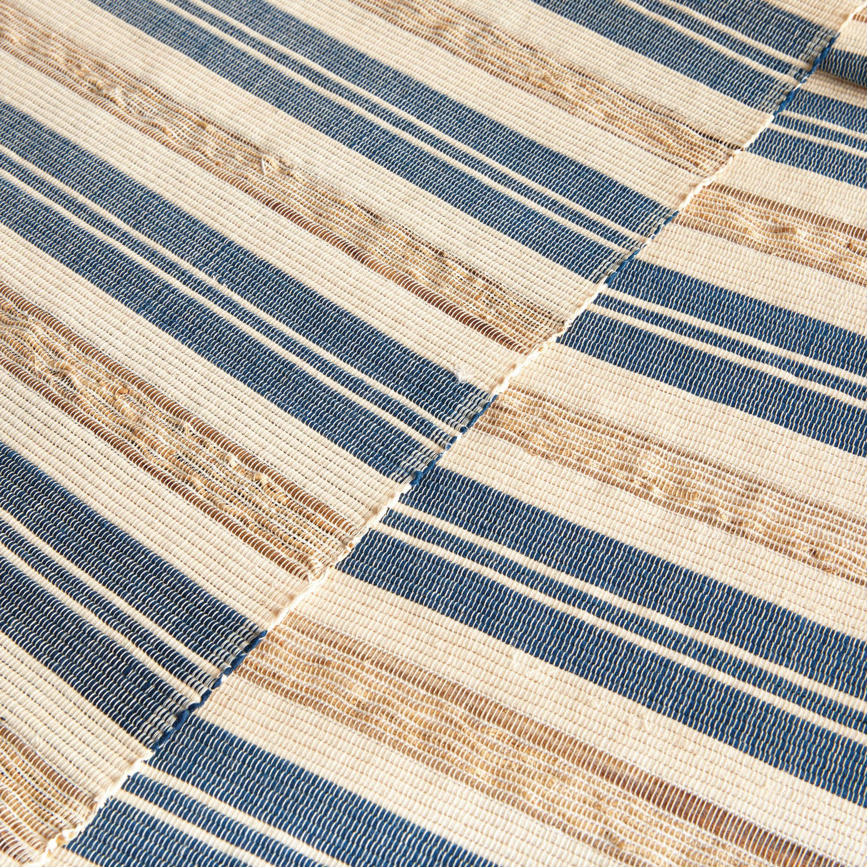 Napa Blue/Natural BARCLAY BUTERA SYCAMORE CANYON STRIPED RUNNER