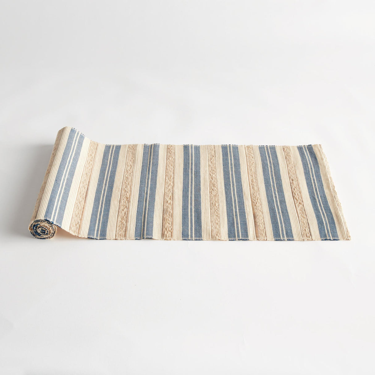 Napa Blue/Natural BARCLAY BUTERA SYCAMORE CANYON STRIPED RUNNER