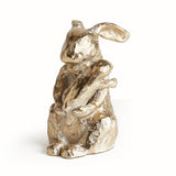 Napa White Ash Gold MOTHER RABBIT SCULPTURE