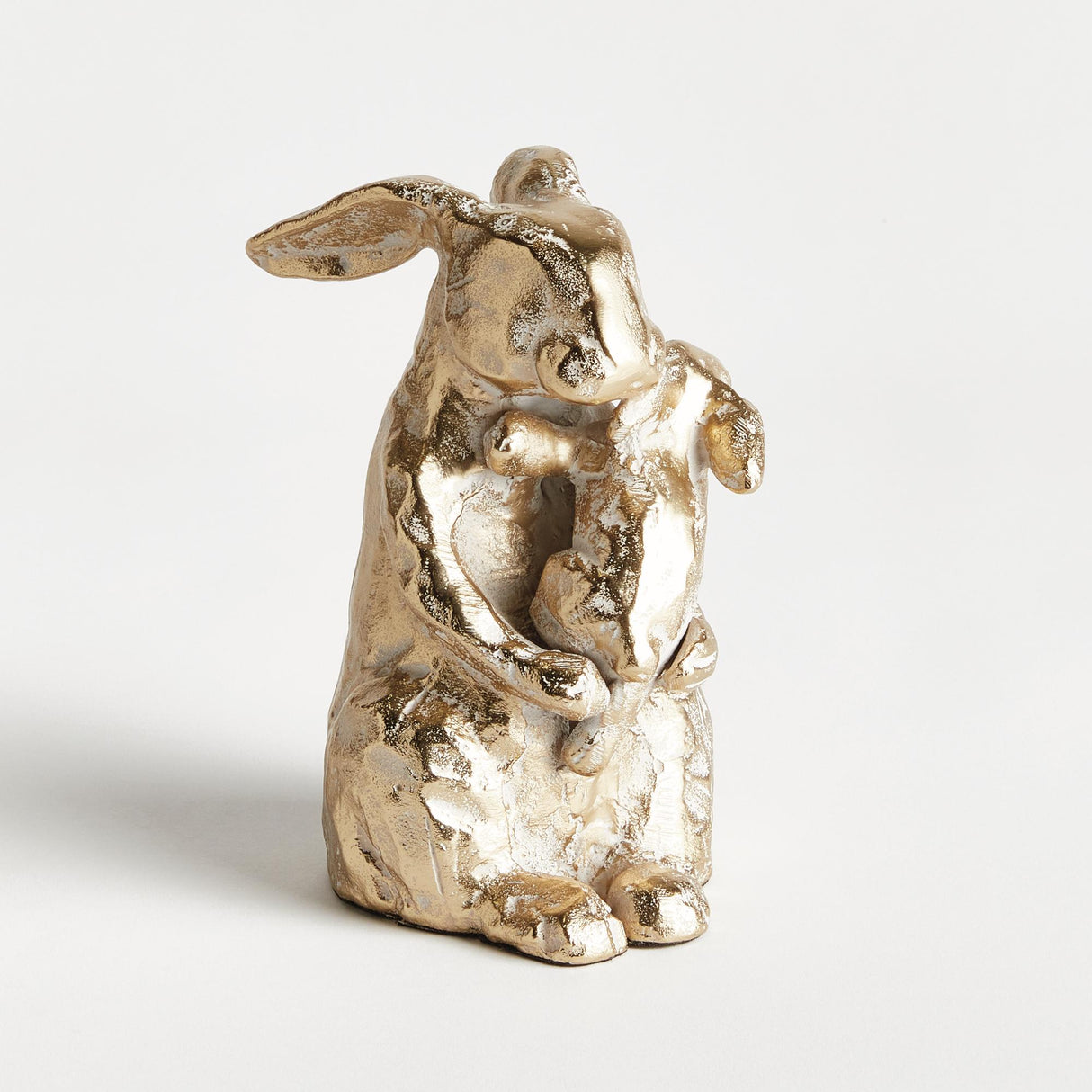 Napa White Ash Gold MOTHER RABBIT SCULPTURE