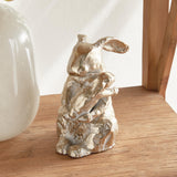 Napa White Ash Gold MOTHER RABBIT SCULPTURE