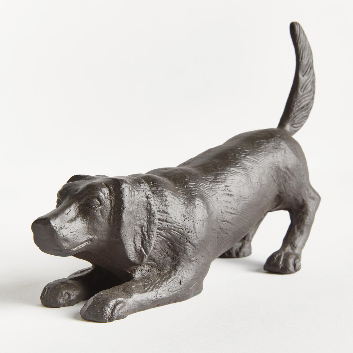 Napa Black/Bronze PLAYFUL DOG SCULPTURE