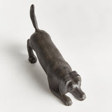 Napa Black/Bronze PLAYFUL DOG SCULPTURE