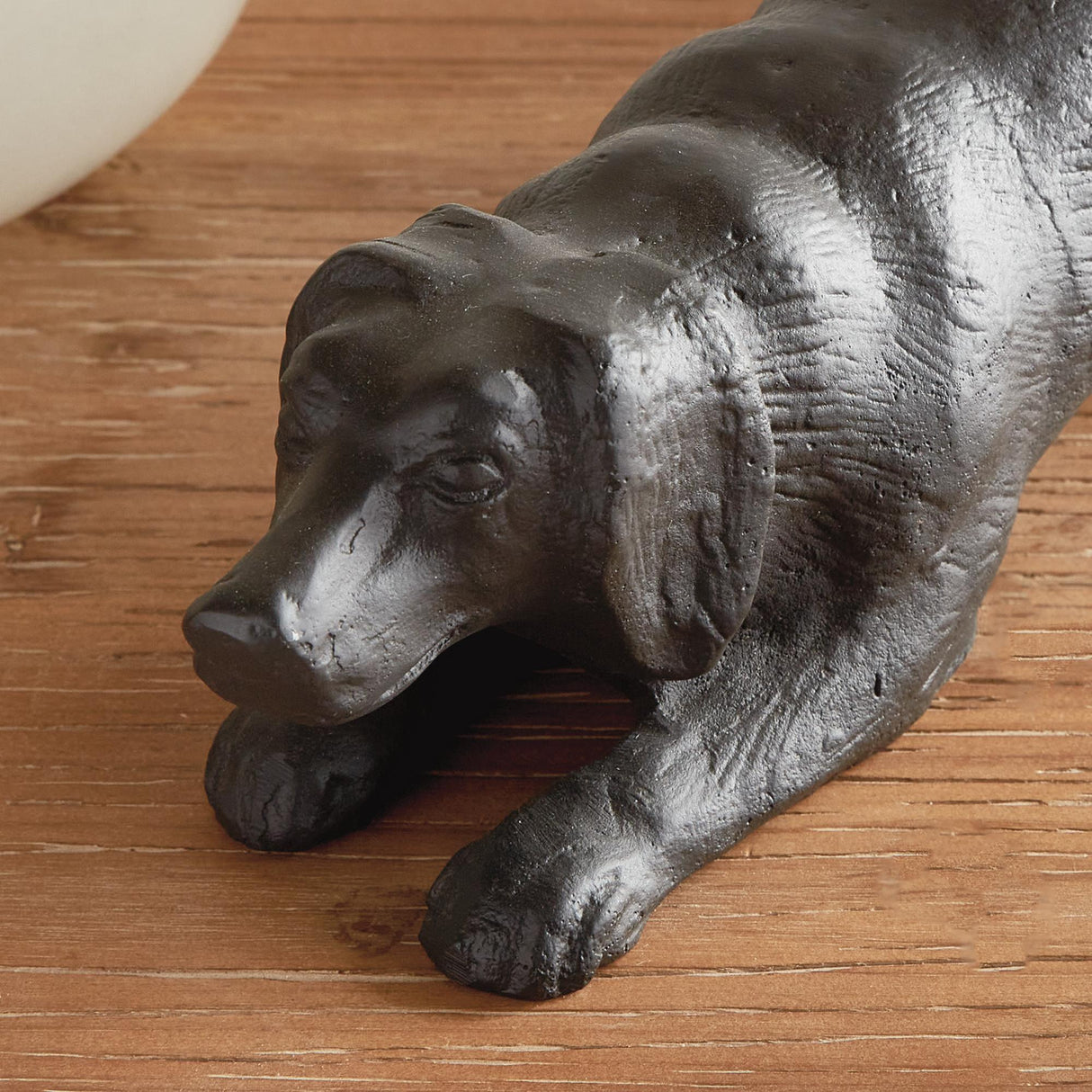 Napa Black/Bronze PLAYFUL DOG SCULPTURE