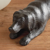 Napa Black/Bronze PLAYFUL DOG SCULPTURE