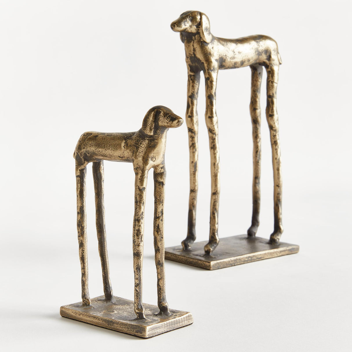 Napa Gold TWO HOUNDS, SET OF 2
