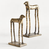 Napa Gold TWO HOUNDS, SET OF 2