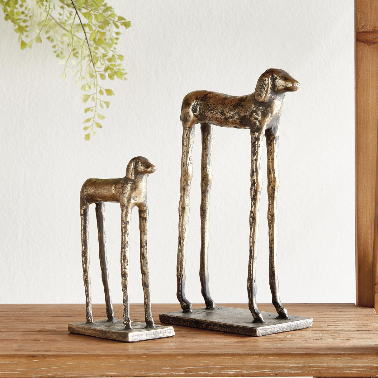 Napa Gold TWO HOUNDS, SET OF 2