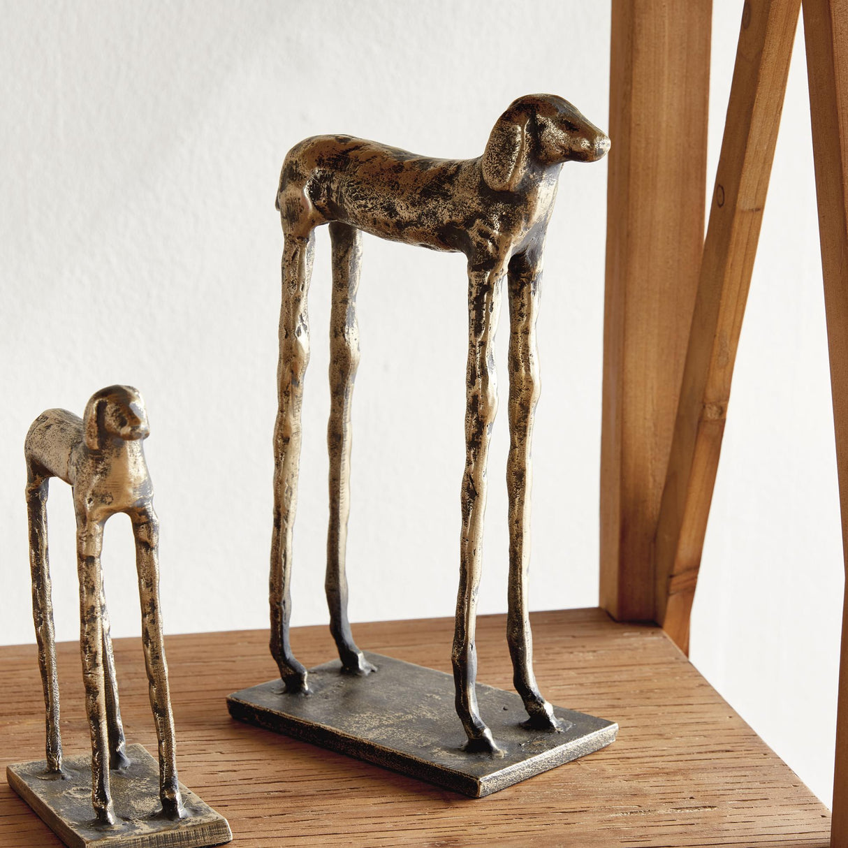 Napa Gold TWO HOUNDS, SET OF 2