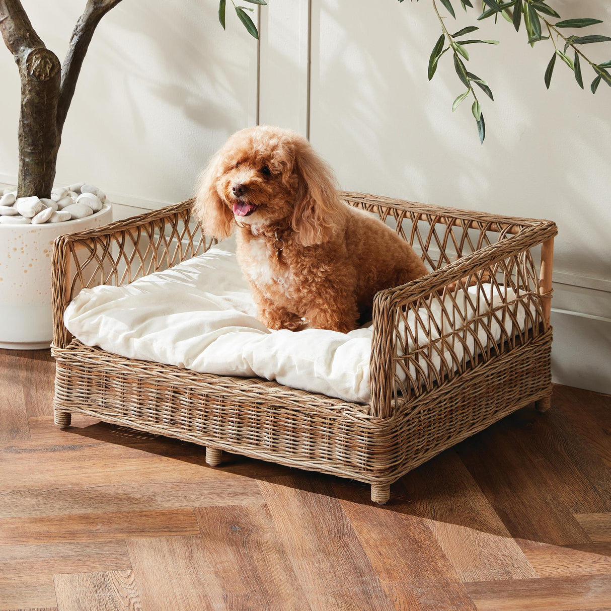 Napa Gray NORMANDY PET BED LARGE