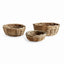 Napa Gray NORMANDY LOW BOWLS, SET OF 3