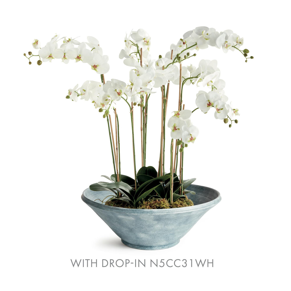 Napa Washed Blue MIRELA GRANDE DECORATIVE BOWL