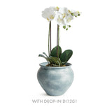 Napa Washed Blue MIRELA DRUM VASE LARGE