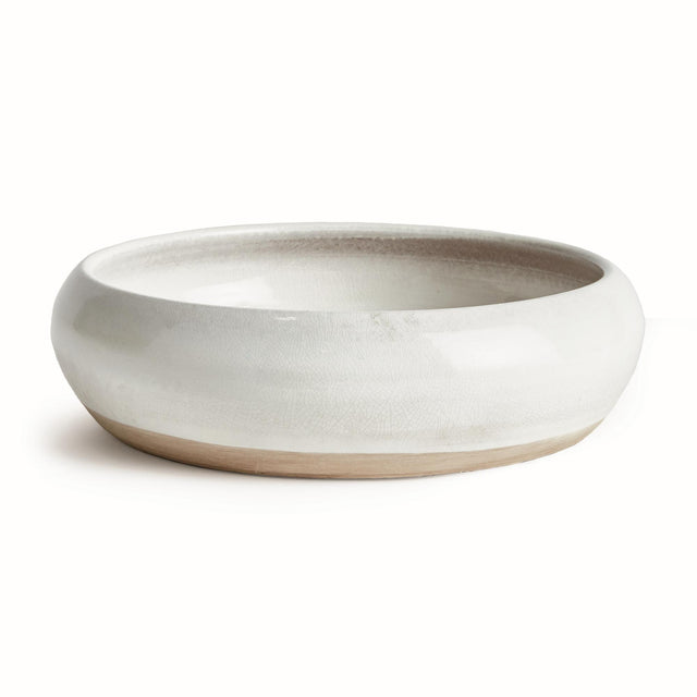 Napa White/Natural LAYTON DECTORATIVE BOWL