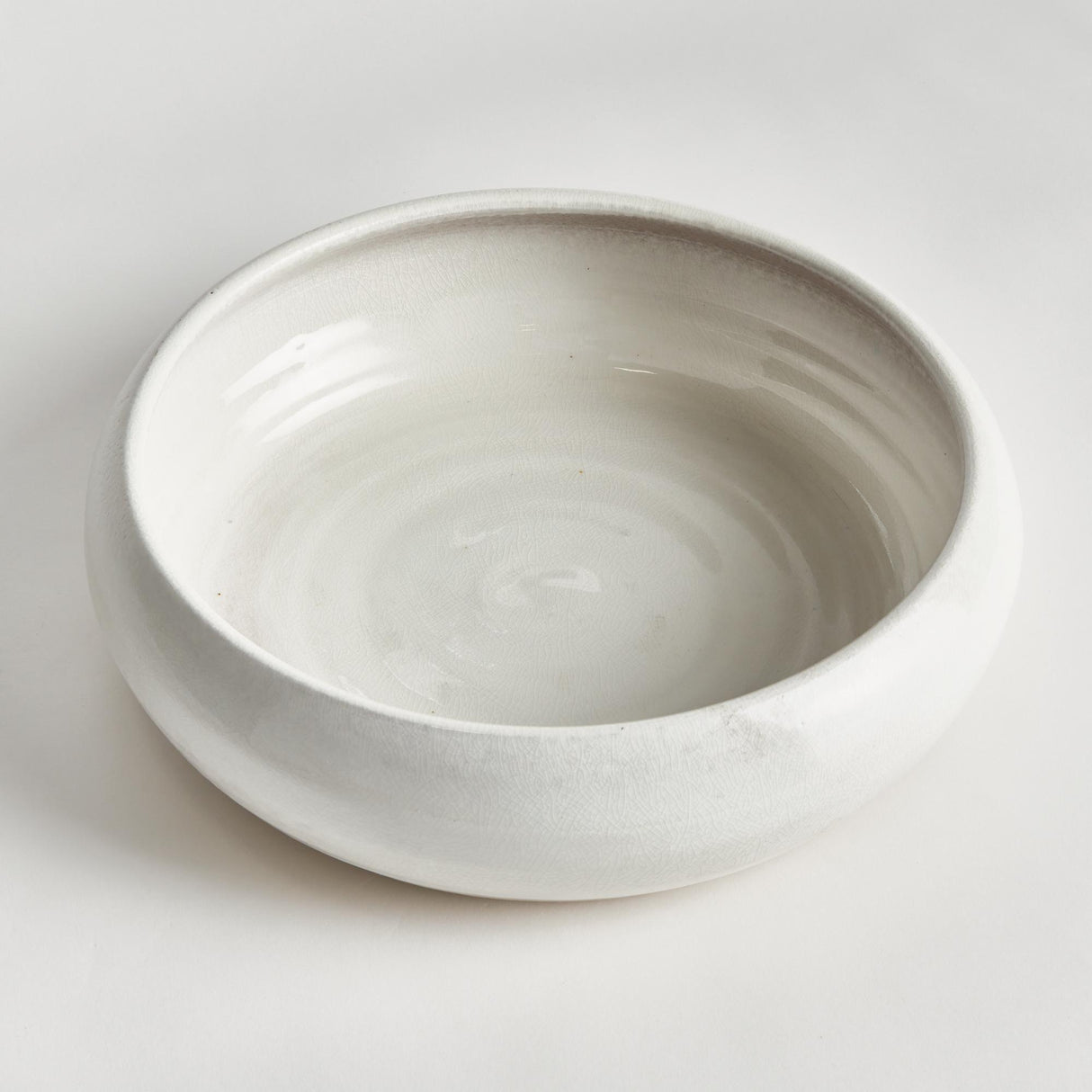 Napa White/Natural LAYTON DECTORATIVE BOWL