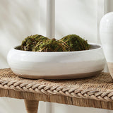 Napa White/Natural LAYTON DECTORATIVE BOWL