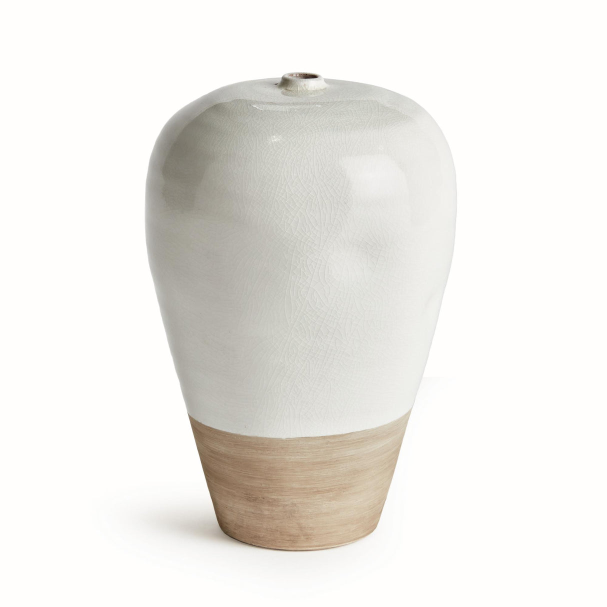Napa White/Natural LAYTON VASE LARGE